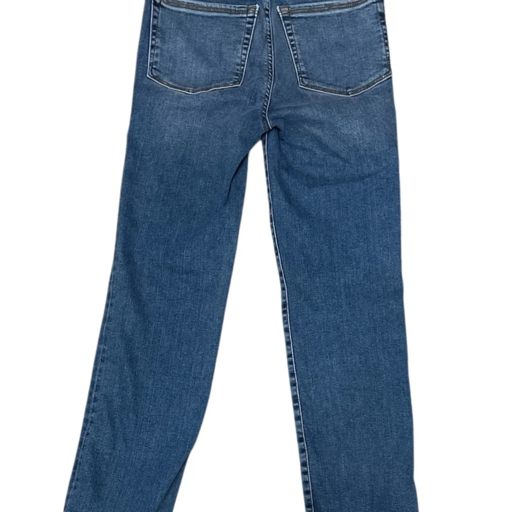 Good American Jeans XS High Rise Skinny Fit Medium Wash NWOT - Picture 4 of 8